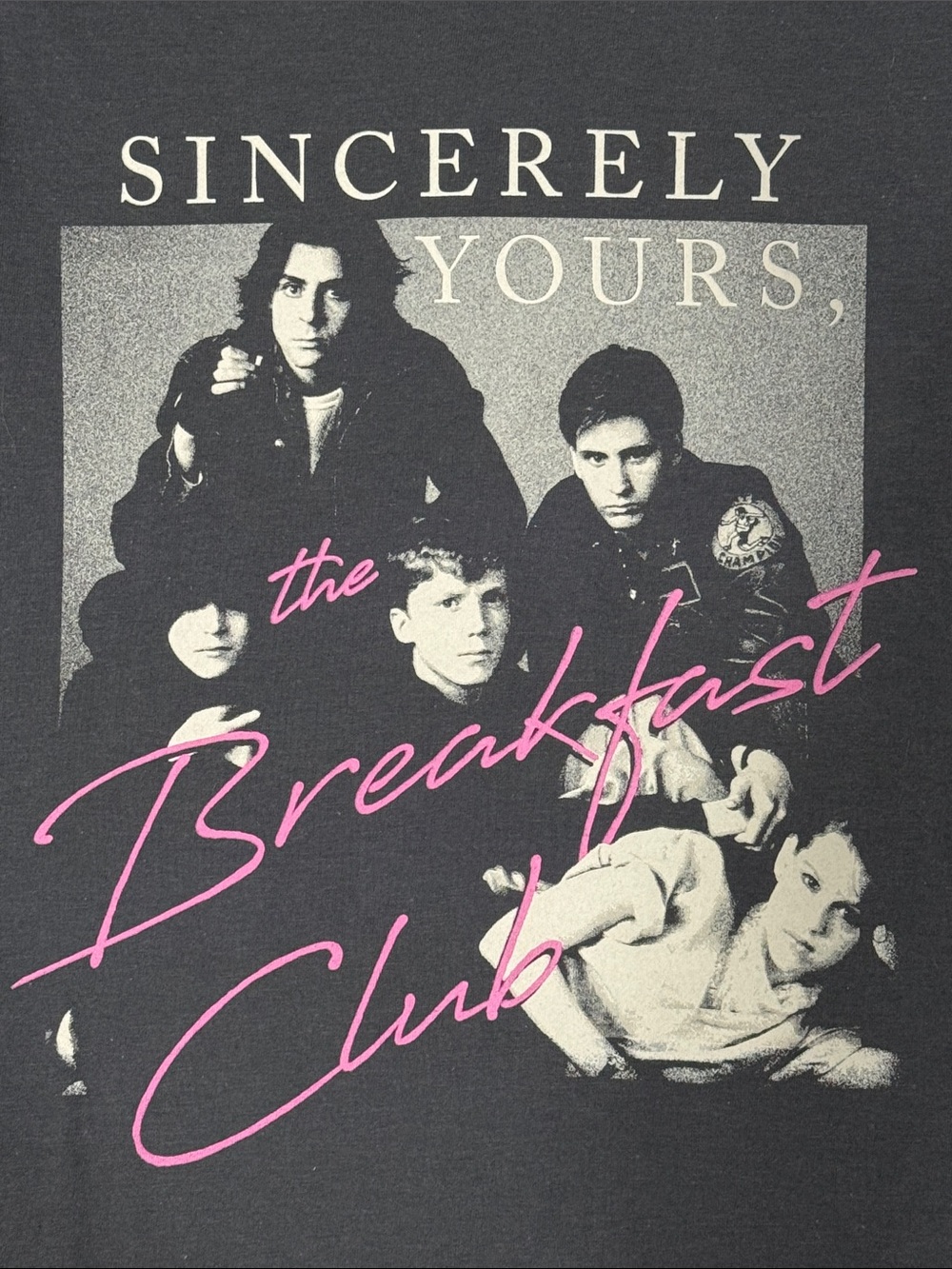 The Breakfast Club Double Sided Graphic T-Shirt - Size Extra Extra Small - NWT - Picture 3 of 4
